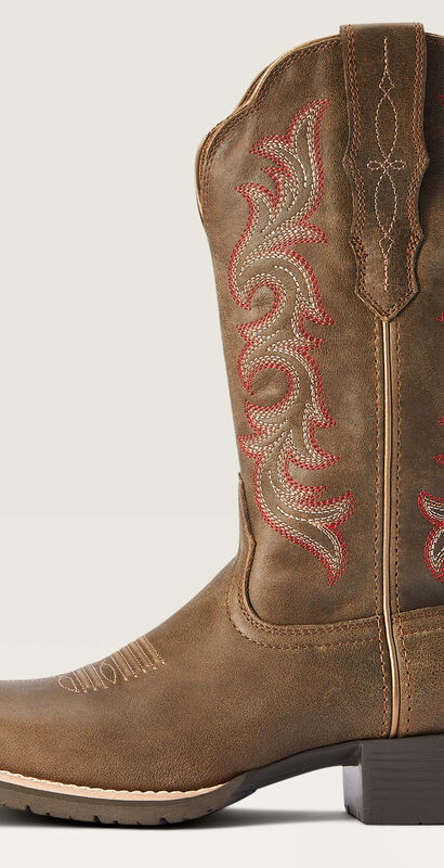 Hybrid Rancher StretchFit Western Boot Side